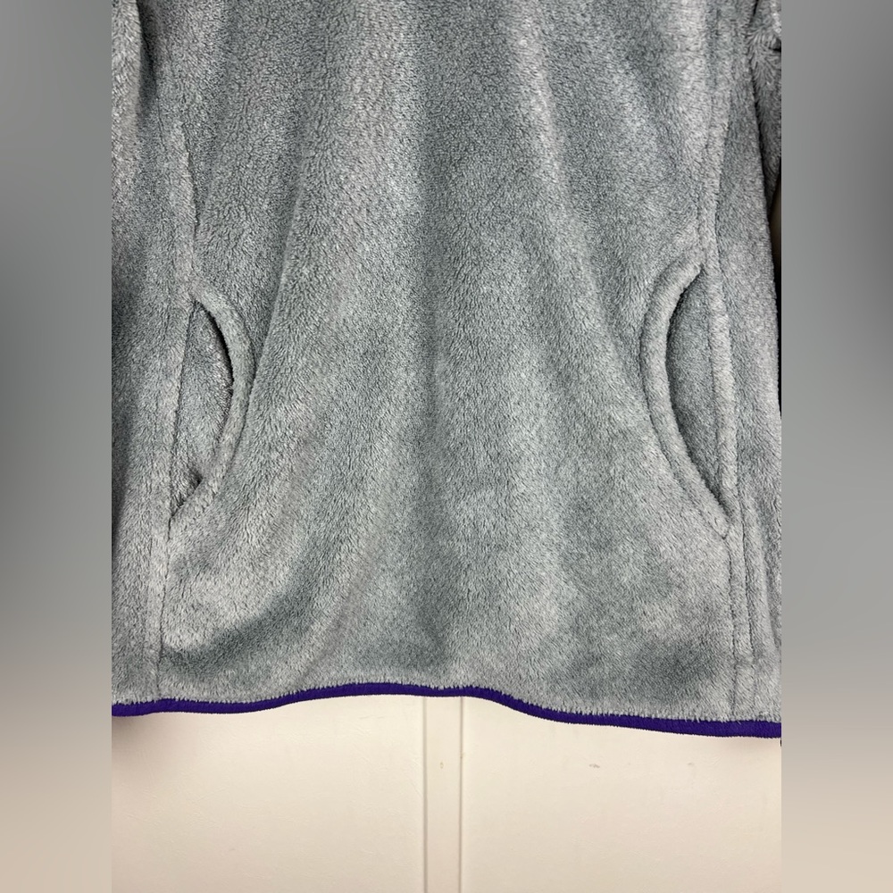 Vintage Patagonia Grey Half-Button Fleece Jacket - Picture 5 of 7